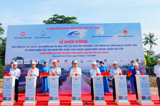 TP. Hồ Chí Minh: Nhiều công trình, dự án khởi công, khánh thành chào mừng Đại hội Đảng toàn quốc lần thứ XIV