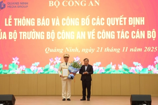 Thiếu tướng Nguyễn Tiến Trung làm Giám đốc Công an tỉnh Quảng Ninh