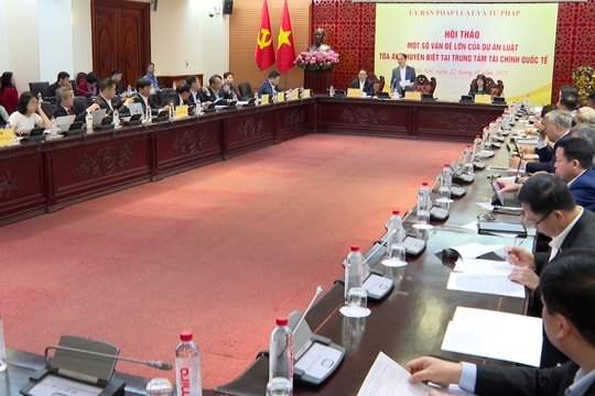 Luật Tòa án chuyên biệt phải tạo lợi thế cạnh tranh cho Trung tâm tài chính quốc tế
