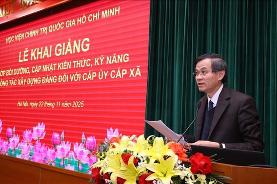 Bồi dưỡng, cập nhật kiến thức, kỹ năng đối với cán bộ cấp xã, phường, đặc khu
