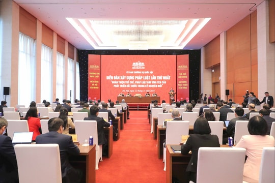 Đưa thể chế pháp luật trở thành lợi thế cạnh tranh, động lực phát triển đất nước