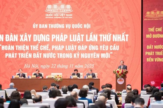 Phát biểu khai mạc Diễn đàn xây dựng pháp luật lần thứ Nhất của Chủ tịch Quốc hội Trần Thanh Mẫn