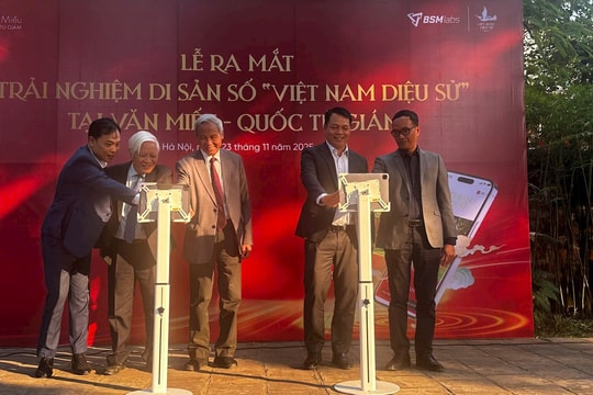 Ra mắt trải nghiệm di sản số "Việt Nam diệu sử”