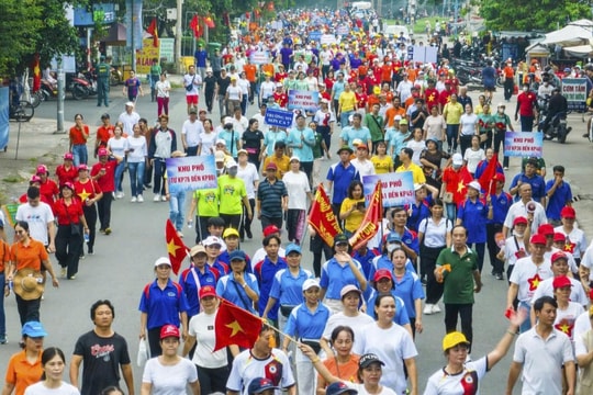 TP. Hồ Chí Minh: Hơn 3.000 người đi bộ gây quỹ an sinh