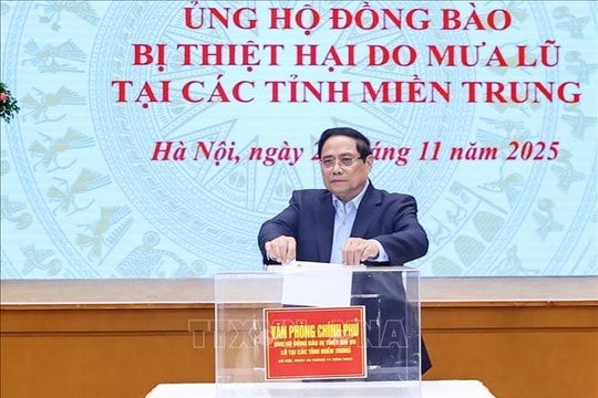 Thủ tướng Phạm Minh Chính: Nhanh chóng ban hành Nghị quyết khẩn trương khắc phục hậu quả thiên tai