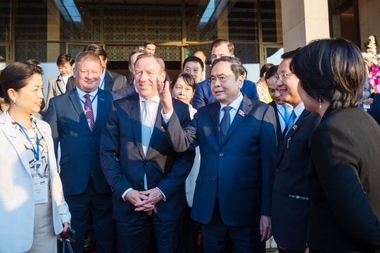 Chủ tịch Quốc hội Trần Thanh Mẫn tiếp Đoàn Hội đồng Kinh doanh châu Âu - ASEAN