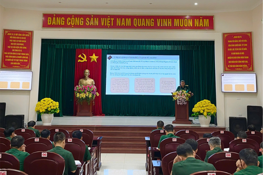 Viện Kiểm sát Quân sự Quân đoàn 12 khảo sát tình hình thực hiện Đề án 1371