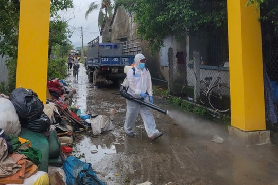 Phòng ngừa nguy cơ dịch bệnh sau bão lũ