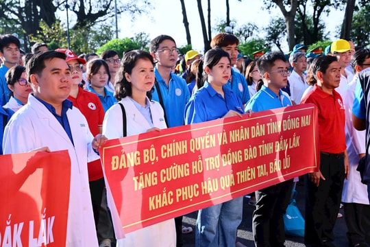 Đồng Nai xuất quân, tăng cường hỗ trợ tỉnh Đắk Lắk khắc phục hậu quả lũ lụt