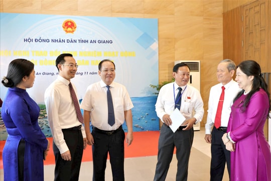 Trao đổi kinh nghiệm, nâng cao chất lượng hoạt động HĐND hai cấp tỉnh An Giang