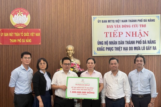 Trung Nam Group chia sẻ khó khăn với đồng bào các tỉnh miền Trung – Tây nguyên sau mưa lũ