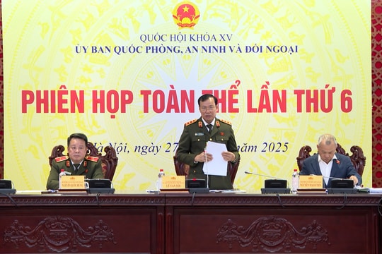 Phiên họp toàn thể lần thứ 6 của Ủy ban Quốc phòng, An ninh và Đối ngoại
