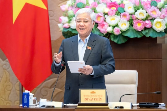 Phó Chủ tịch Thường trực Quốc hội Đỗ Văn Chiến chủ trì Hội nghị Ban Chỉ đạo, Ban Tổ chức Giải Diên Hồng