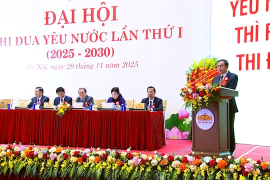 Chủ tịch Quốc hội Trần Thanh Mẫn dự, chỉ đạo Đại hội Thi đua yêu nước Ủy ban Thường vụ Quốc hội