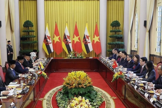 President of Vietnam, Sultan of Brunei vow to double trade soon during talks