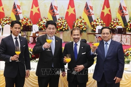 President hosts state banquet for Brunei Sultan