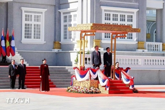 Tổng Bí thư Tô Lâm thăm cấp Nhà nước tới Lào