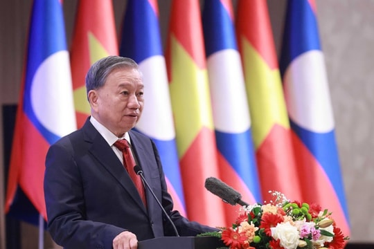 Party chief attends inauguration of Laos–Vietnam Friendship Park in Vientiane