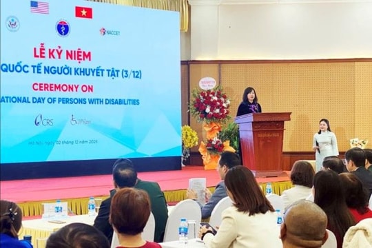 Đặc biệt quan tâm chăm lo, bảo vệ và phát huy quyền của người khuyết tật