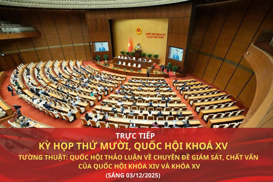 Tường thuật: Quốc hội làm việc về giám sát chuyên đề, chất vấn