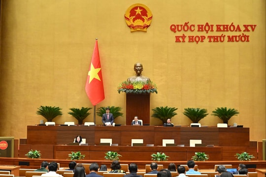 Chiều 4/12/2025, Quốc hội nghe các báo cáo tại Hội trường