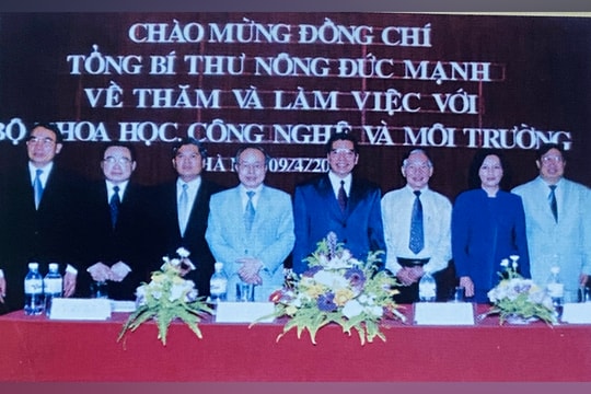 Dấu ấn đậm nét của GS.TS Chu Tuấn Nhạ với sự phát triển của ngành Khoa học và Công nghệ