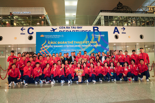 Vietnam Airlines đồng hành cùng thể thao Việt Nam tại SEA Games 33 và ASEAN Para Games 13