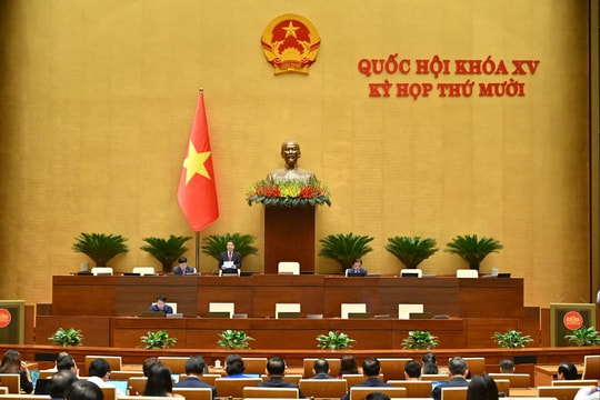 Sáng 8/12/2025, Quốc hội thảo luận tại Hội trường