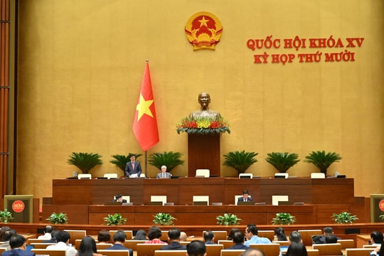 Chiều 8/12/2025, Quốc hội thảo luận tại Hội trường