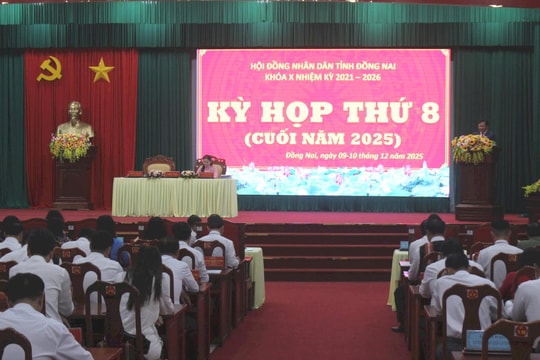 Kỳ họp thứ 8 HĐND tỉnh Đồng Nai: Xem xét nhiều nội dung lớn, tác động trực tiếp đến phát triển của tỉnh giai đoạn 2026-2031