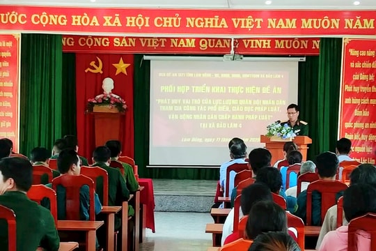 Phối hợp triển khai Đề án 1371 tại xã Bảo Lâm 4