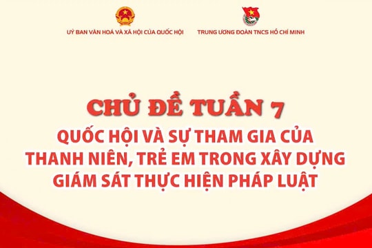 Sự tham gia của thanh niên, trẻ em trong xây dựng, giám sát thực hiện pháp luật