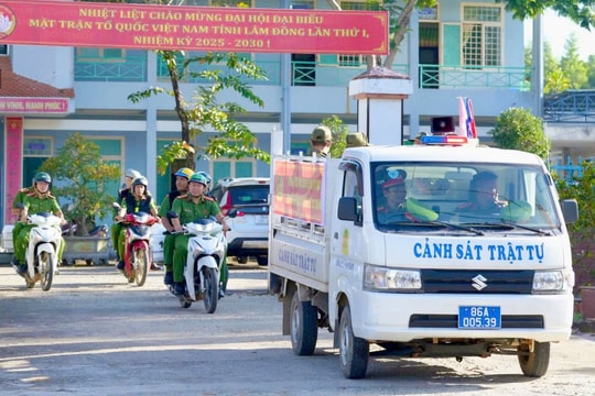Lâm Đồng: Lực lượng Công an xã ra quân cao điểm trấn áp tội phạm, giữ vững an ninh các sự kiện lớn
