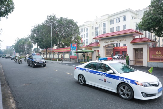 Công an Hà Tĩnh ra quân cao điểm trấn áp tội phạm đảm bảo an toàn cho các sự kiện trọng đại