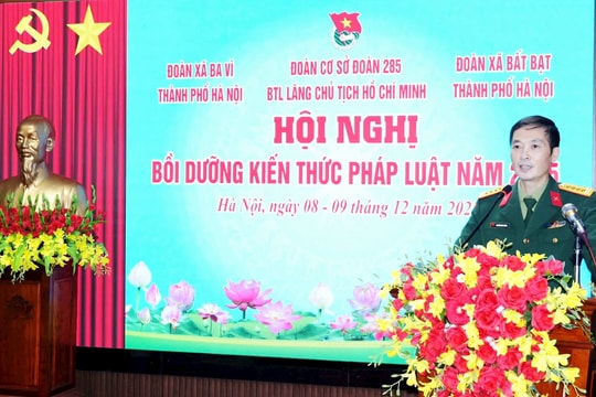 Tuổi trẻ Đoàn 285, Bộ Tư lệnh Bảo vệ Lăng Chủ tịch Hồ Chí Minh phổ biến, giáo dục pháp luật tại địa bàn đóng quân