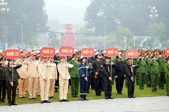 Công an tỉnh Lào Cai ra quân cao điểm trấn áp tội phạm, bảo đảm an ninh dịp Tết Bính Ngọ 2026