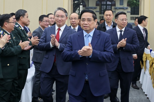 Thủ tướng Phạm Minh Chính dự hội nghị toàn quốc tổng kết công tác tư pháp