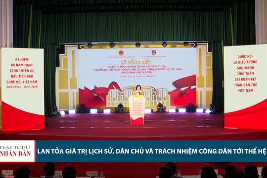 Lan tỏa giá trị lịch sử, dân chủ và trách nhiệm công dân tới thế hệ trẻ