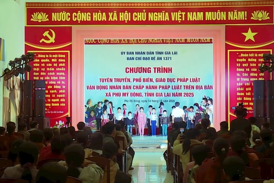 Tuyên truyền pháp luật cho nhân dân xã Phù Mỹ Đông