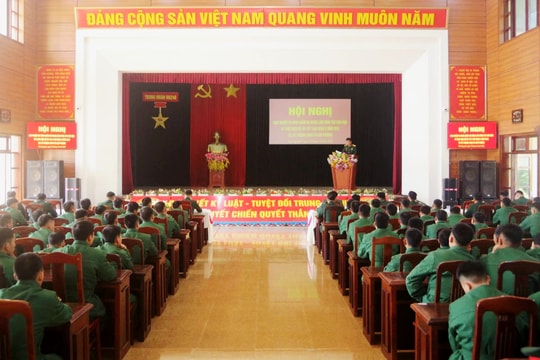 Hội nghị giao nhiệm vụ hành quân dã ngoại và thực hiện Đề án 1371