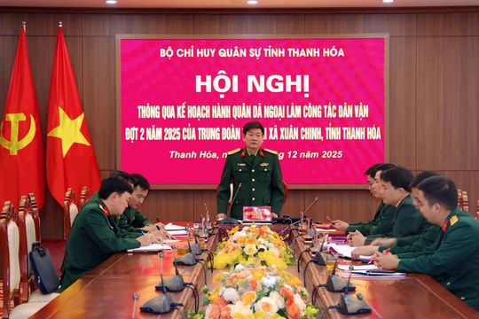 Thông qua kế hoạch hành quân dã ngoại gắn với thực hiện Đề án 1371