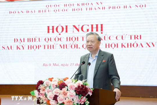 Tổng Bí thư Tô Lâm: Hà Nội tập trung vào 5 ưu tiên trong những định hướng lớn