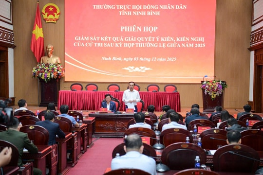 Gắn trách nhiệm cụ thể với giải quyết kiến nghị cử tri