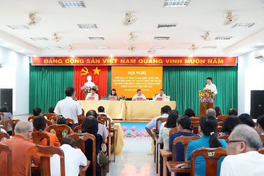Đoàn ĐBQH TP. Hồ Chí Minh: Lắng nghe cử tri, theo sát công tác dân nguyện