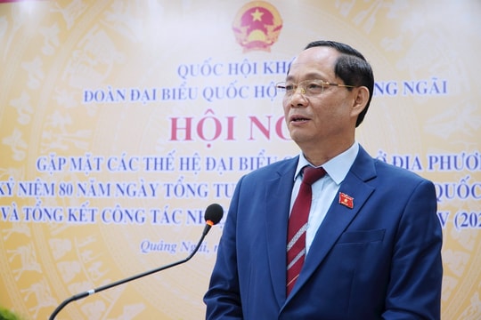 Phó Chủ tịch Quốc hội Trần Quang Phương: Phát huy truyền thống 80 năm Quốc hội, nâng cao vai trò đại biểu dân cử trong giai đoạn mới