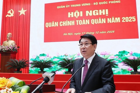Chủ tịch nước Lương Cường: Triển khai cụ thể các giải pháp xây dựng nền quốc phòng toàn dân vững mạnh, hiện đại