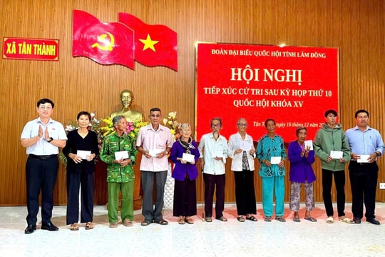 Cử tri xã Tân Thành kiến nghị sớm triển khai dự án đập ngăn mặn sông Phan