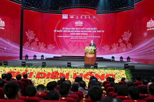 Phát biểu của Chủ tịch Quốc hội Trần Thanh Mẫn tại Lễ trao giải Báo chí toàn quốc về Quốc hội và Hội đồng Nhân dân