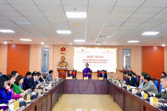Hội thảo khoa học “Đoàn ĐBQH tỉnh Nghệ An – 80 năm đồng hành cùng đất nước"