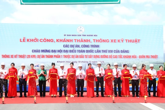 Khánh Hòa đồng loạt khởi công, khánh thành nhiều công trình, dự án trọng điểm